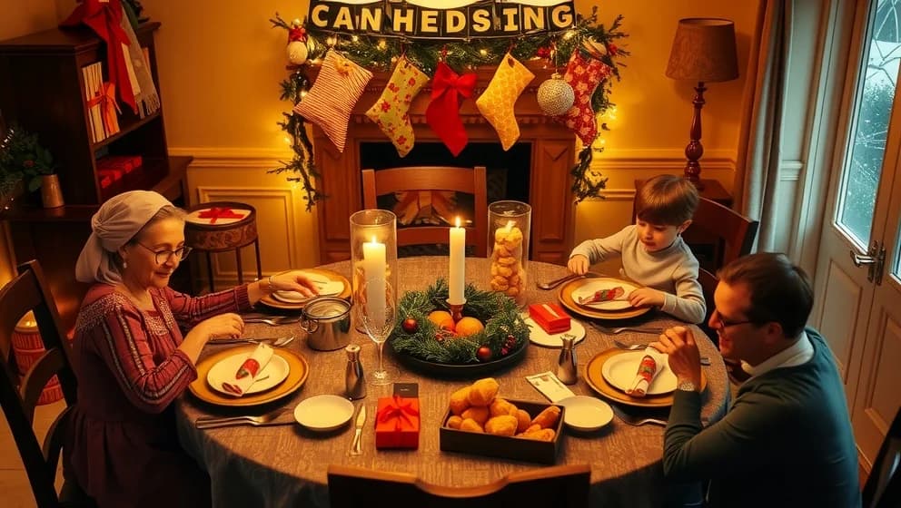 Ett päron till farsa firar jul