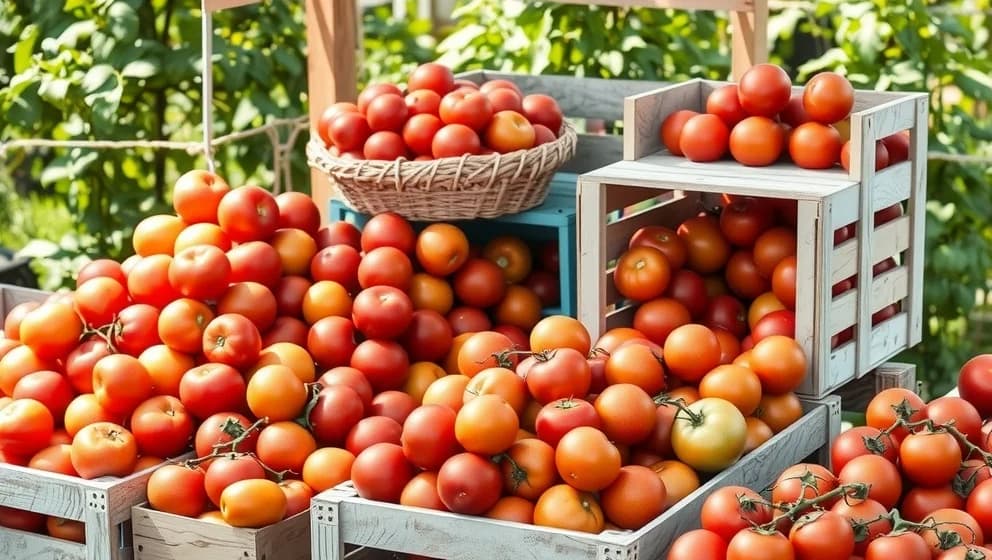 Hur många tomater är 100 och 1000 tomater