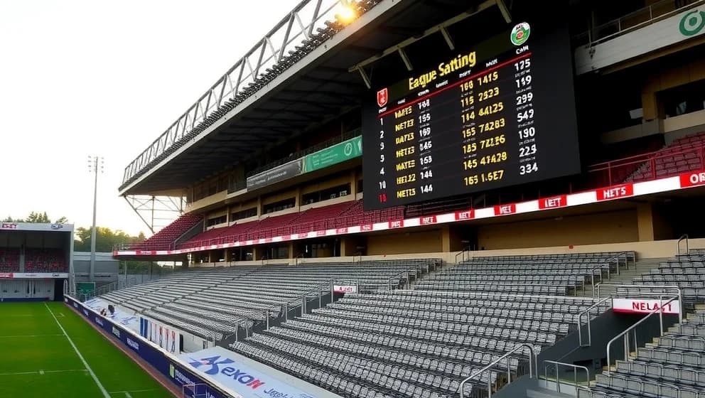 Poängställningen i Varbergs Bois denna säsong